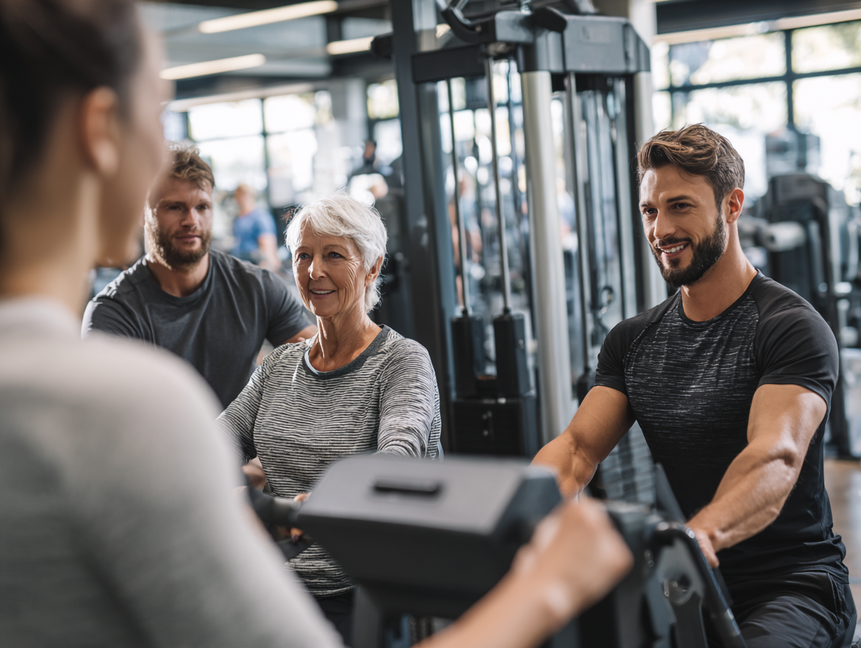 Profesionálni tréneri pracujú s klientmi rôzneho veku